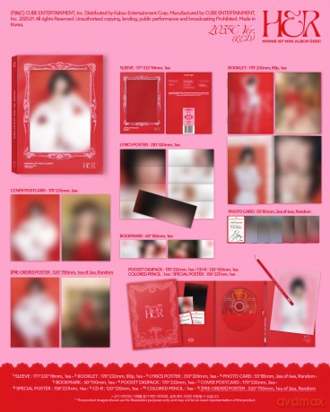 Minnie (G)I-Dle: 1st Mini Album (Her) [CD]