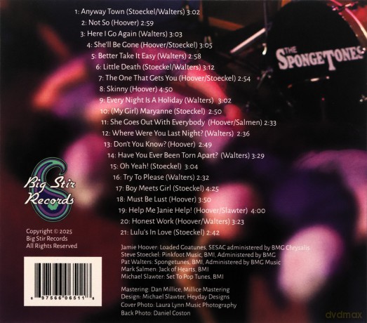 Spongetones: 40th Anniversary Concert... And Beyond. [CD]