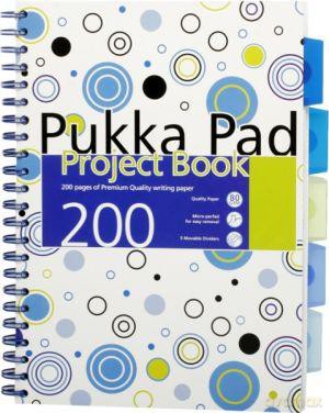 Kołozeszyt A4/200 kratka Project Book Niebieski [SZKOŁA]