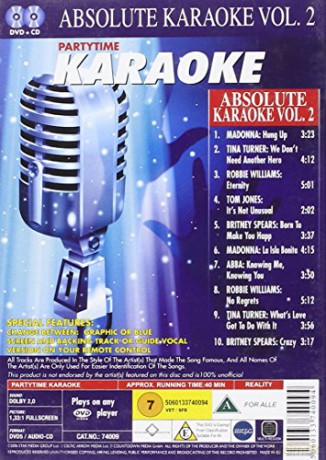 Partytime Karaoke: Absolute v 2 [2CD]