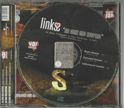Links: Ad Ogni Mio Respiro [CD]