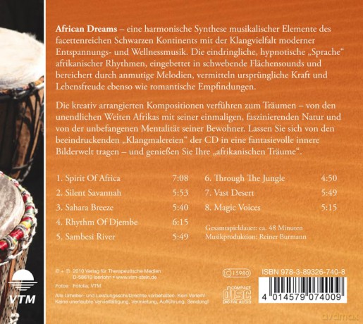 Arnd Stein: African Dreams (Gema-Frei) [CD]