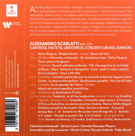 Alessandro Scarlatti: Alessandro Scarlatti Edition [9CD]