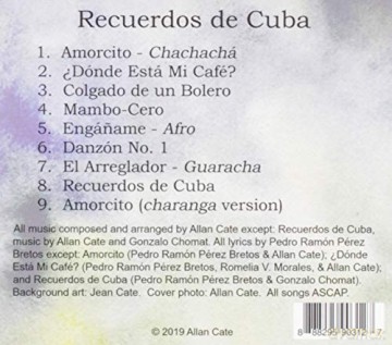 Recuerdos De Cuba: Allan Cate [CD]