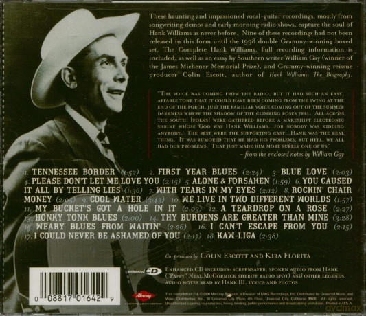 Hank Williams: Alone With His Guitar [CD]