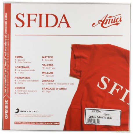 Amici: Amici Sfida + T Shirt S [3CD]
