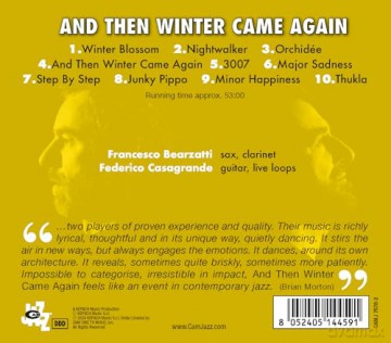 Bearzatti,Francesco/Casagrande,Federico: And Then Winter Came Again [CD]