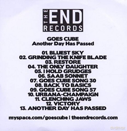 Goes Cube: Another Day Has Passed [CD]
