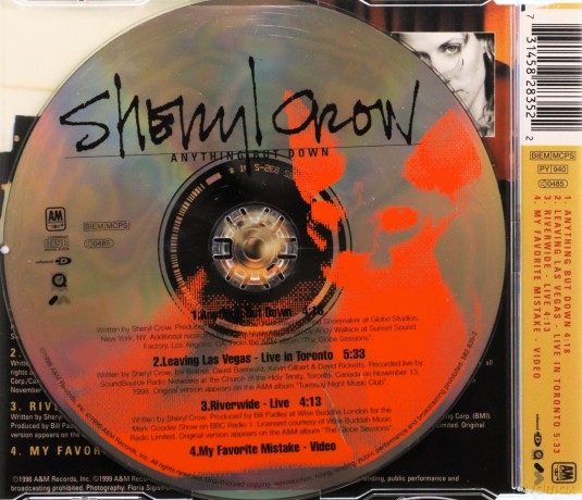 Sheryl Crow: Anything but Down [CD]