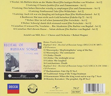 Arnold Van Mill: Arnold Van Mill Sings Favourite Opera Arias [CD]
