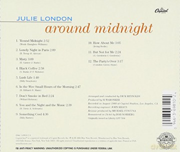Julie London: Around Midnight [CD]