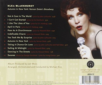 Klea Blackhurst: Autumn in New York - Vernon Duke's Broad [CD]