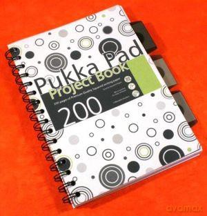 Kołozeszyt A5/200 kratka Confetti Project Book Czarny [SZKOŁA]