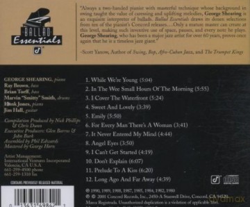 George Shearing: Ballad Essentials [CD]
