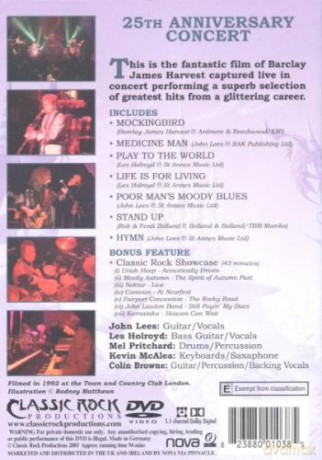 Barclay James Harvest: Barclay James Harvest - 25th Anniversary Concert [CD]