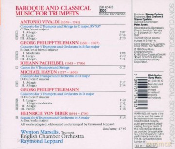 Wynton Marsalis: Baroque Music For Trumpets [CD]
