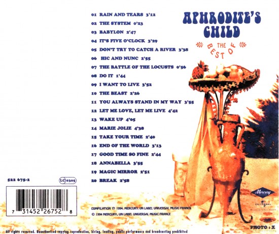 Aphrodite's Child: Best of -20 Tr.- [CD]