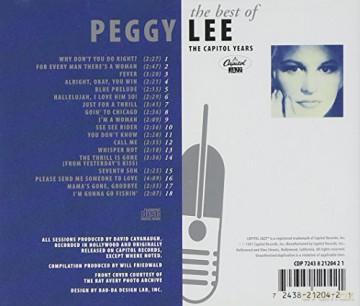 Peggy Lee: Best of Peggy Lee [CD]