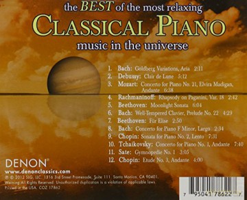 Best of the Most Relaxing Piano Music in The [CD]