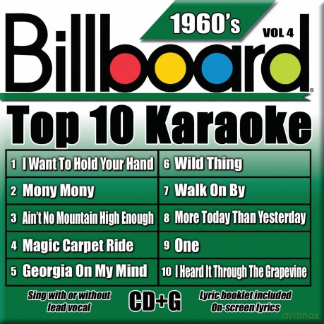 Billboard Top 10 Karaoke: 1960 [CD]