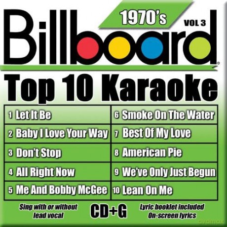 Billboard Top 10 Karaoke: 1970's 3 [CD]