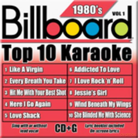 Billboard Top 10 Karaoke: 1980 [CD]