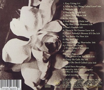 Billie Holiday: Billie Holiday's Greatest Hits [CD]