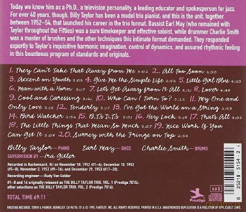 Billy Taylor: Billy Taylor Trio 1952 [CD]