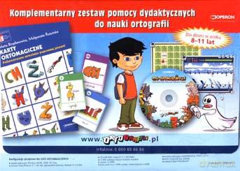 Komplementarny zestaw pomocy dydaktycznych do nauki ortografii. - Praca Zbiorowa [KSIĄŻKA]