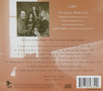 Cluster Pluckers: Bluegrass Gospel Favorites [CD]