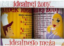 Komplet kubków dla idealnej żony i idealnego męża [SZKOŁA]