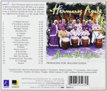 Hermanos Ayala: Bomba De Loiza [CD]