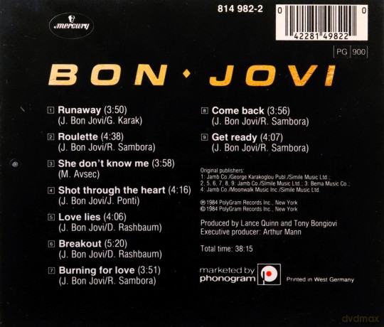 Bon Jovi: Bon Jovi [CD]