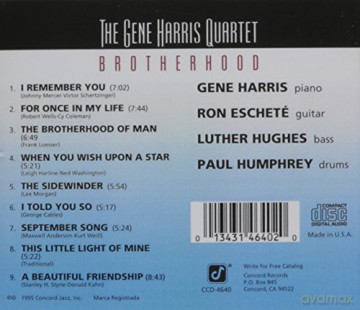 Gene Harris: Brotherhood [CD]