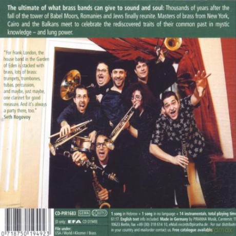 Frank London's Klezmer Brass Allstars: Brotherhood of Brass [CD]