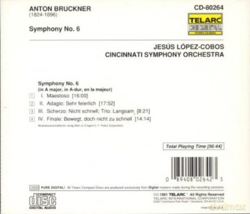 Anton Bruckner: Bruckner: Symphony no.6 [CD]