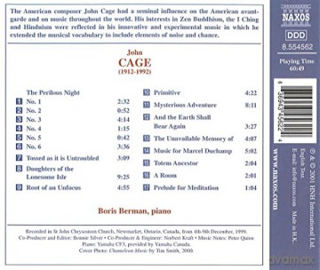 John Cage: Cage - Music for Prepared Piano, Volume 2 [CD]