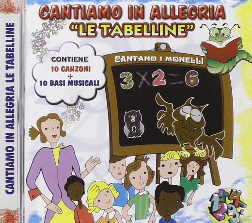 Monelli: Cantiamo in Allegria Le Tabelline [CD]