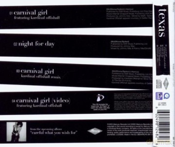 Texas: Carnival Girl [CD]