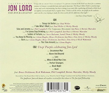Jon Lord: Celebrating Jon Lord the Rock Legend [CD]