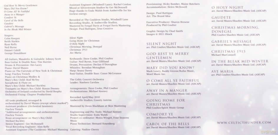 Celtic Thunder: Celtic Christmas Eve [CD]