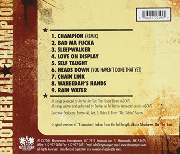 Brother Ali: Champion Ep [CD]