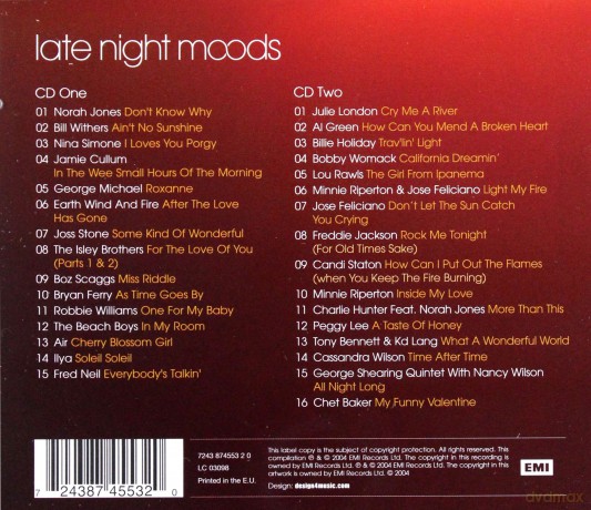 Late Night Moods [2CD]