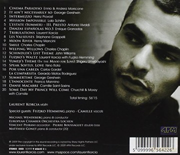 Laurent Korcia: Cinema [CD]