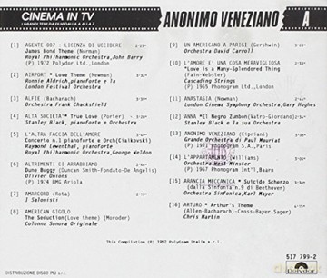 Cinema In Tv V.1:Anonimo Ven [CD]