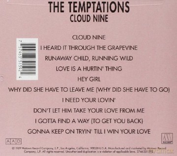 The Temptations: Cloud Nine [CD]
