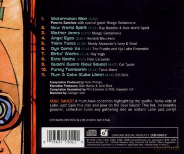 Colours of Latin Jazz: Soul Sauce [CD]