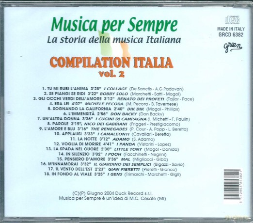 Compilation Italia Vol. 2 [CD]