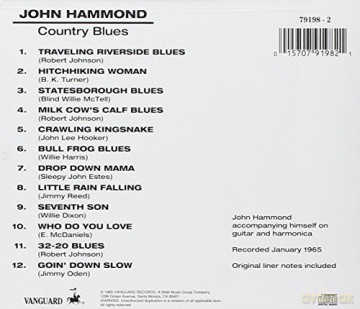 John Hammond: Country Blues [CD]