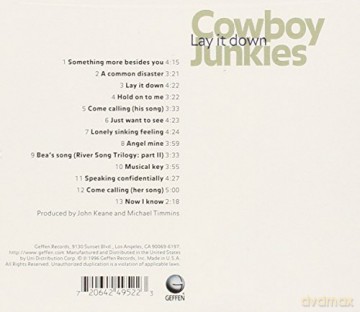 Cowboy Junkies: Cowboy Junkies: Lay It Down [CD]